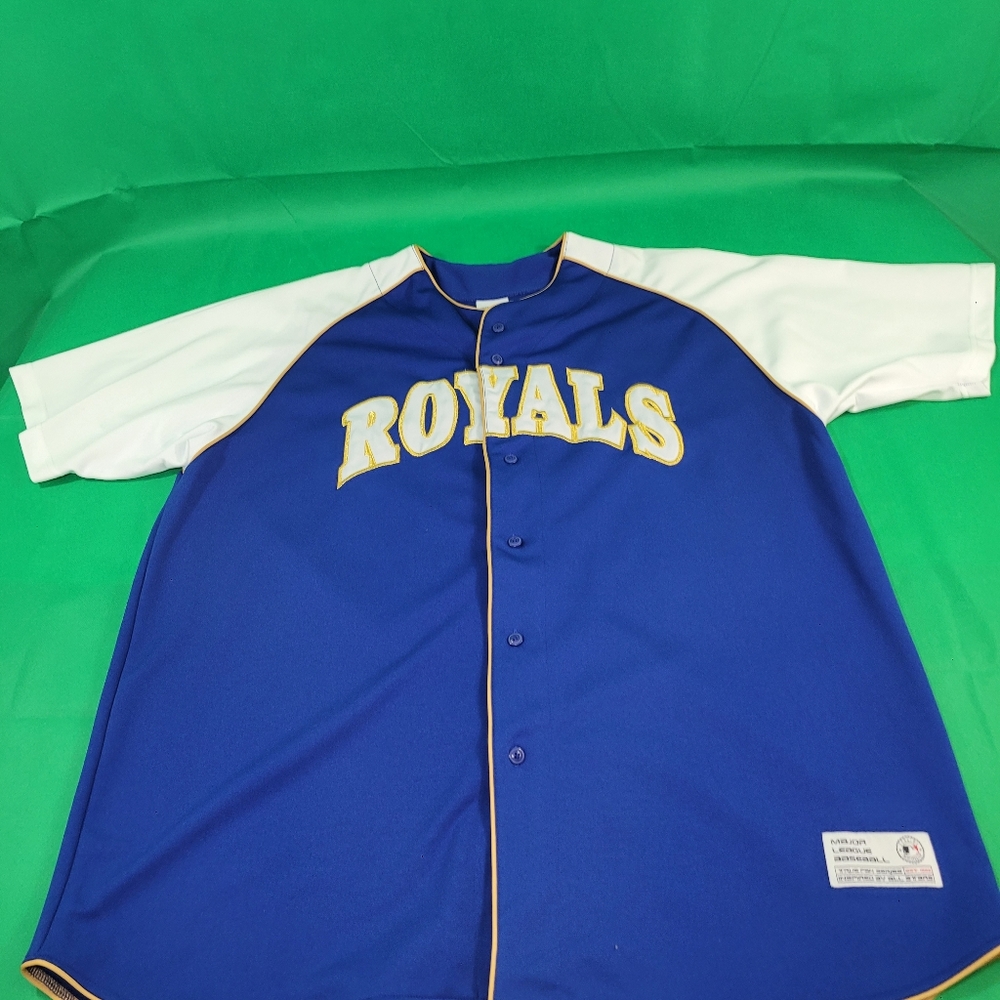 Vintage Kansas City Royals Baseball Jersey Genuine Merch True Fan Men's XXL
